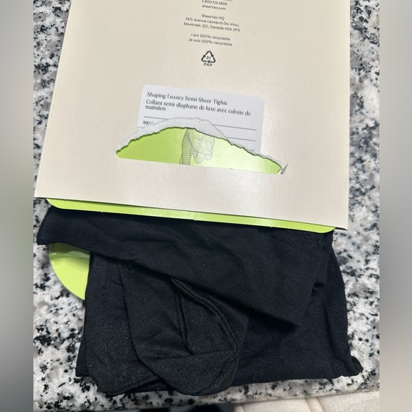 Sheertex luxury shaping semi-sheer rip resist tights - Picture 3 of 4